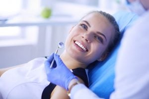 dental cleaning patient